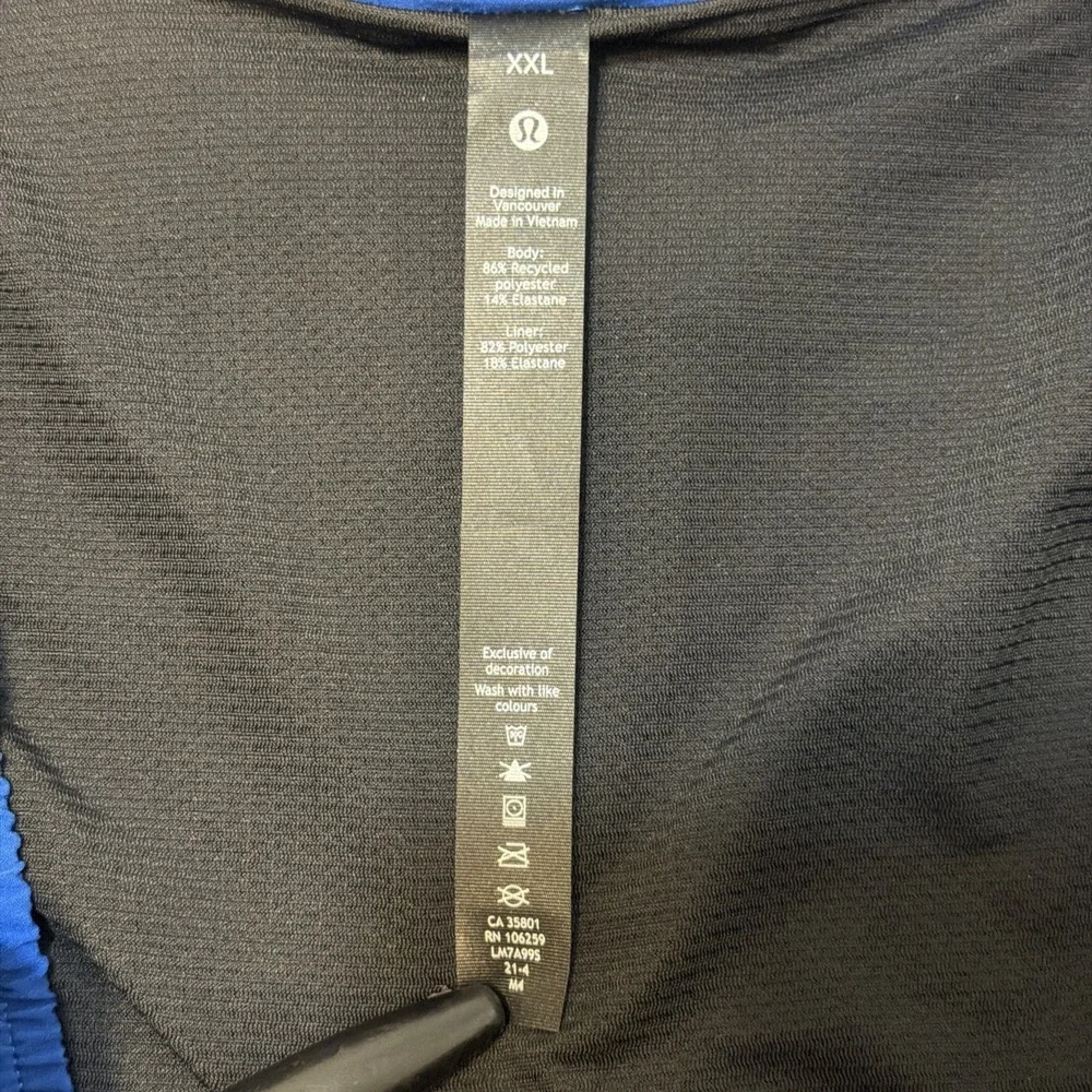 Lululemon License to Train Lined Short 6
